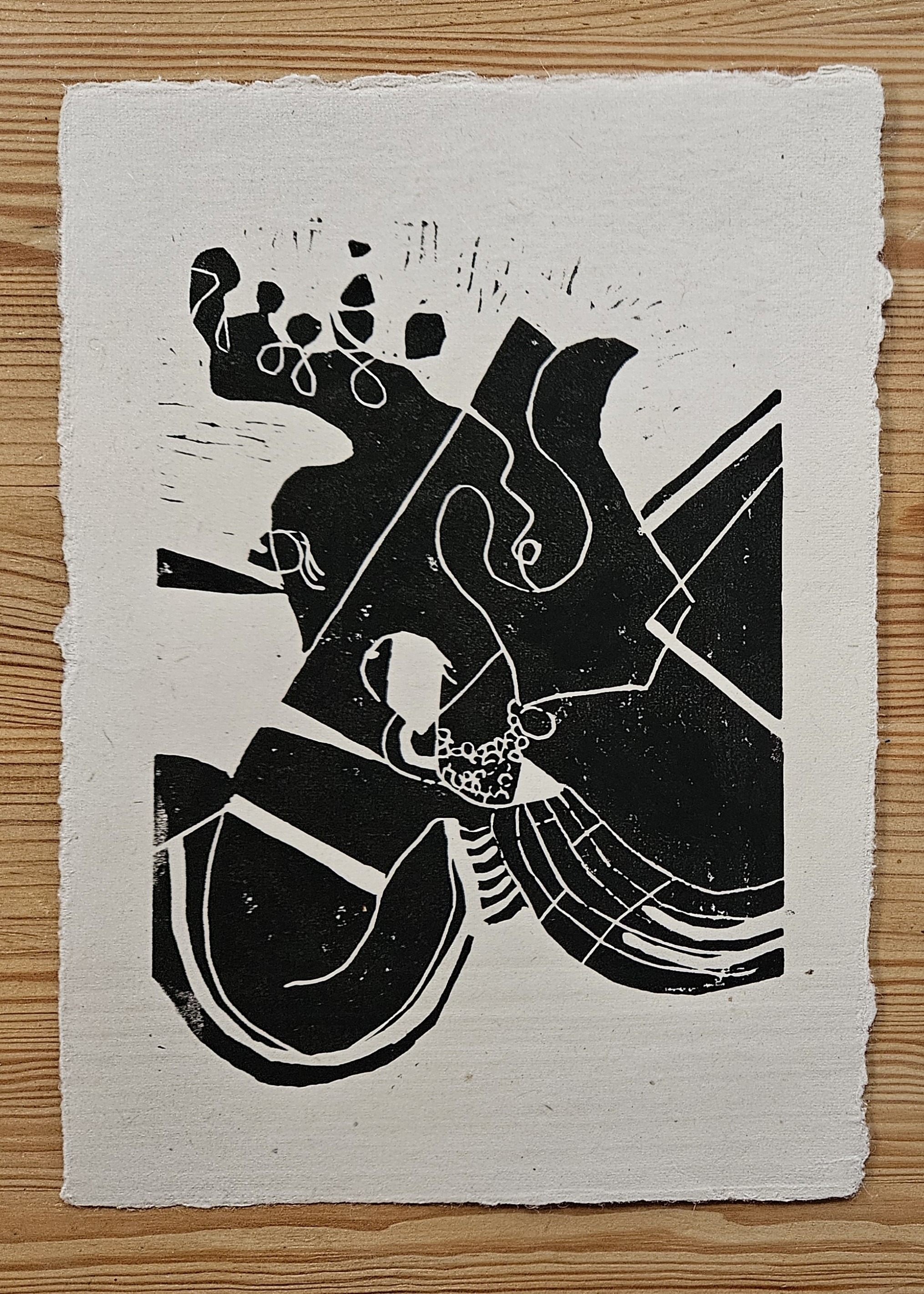 Impressie Workshop Linosnede voor beginners