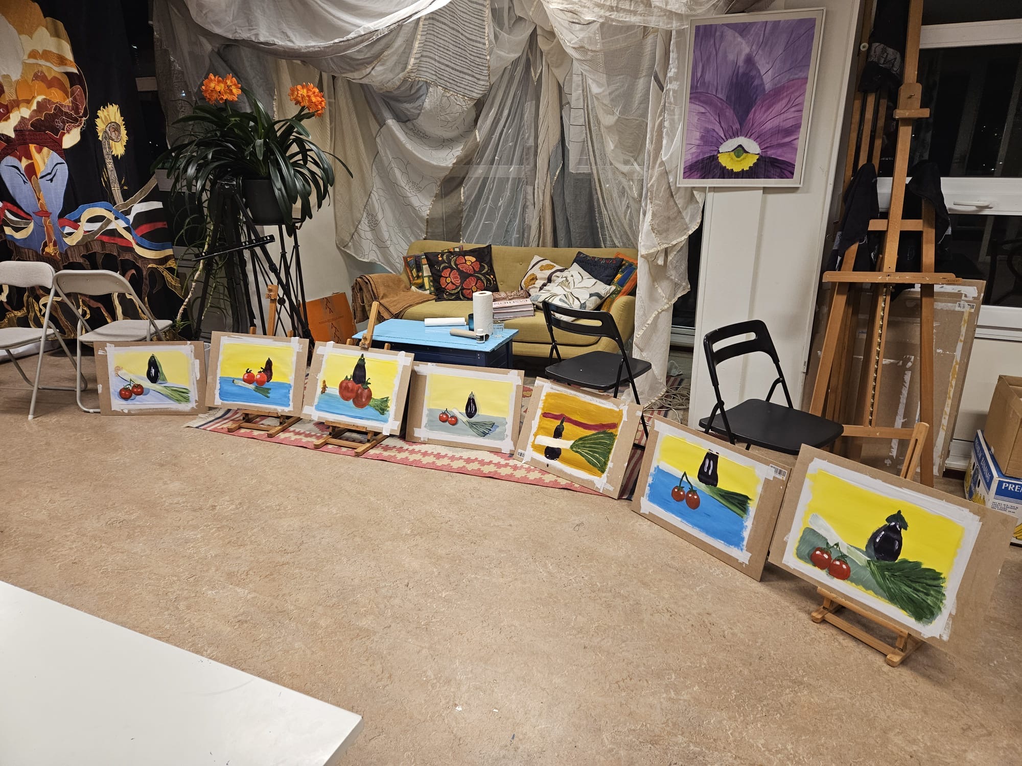 Foto's van het atelier