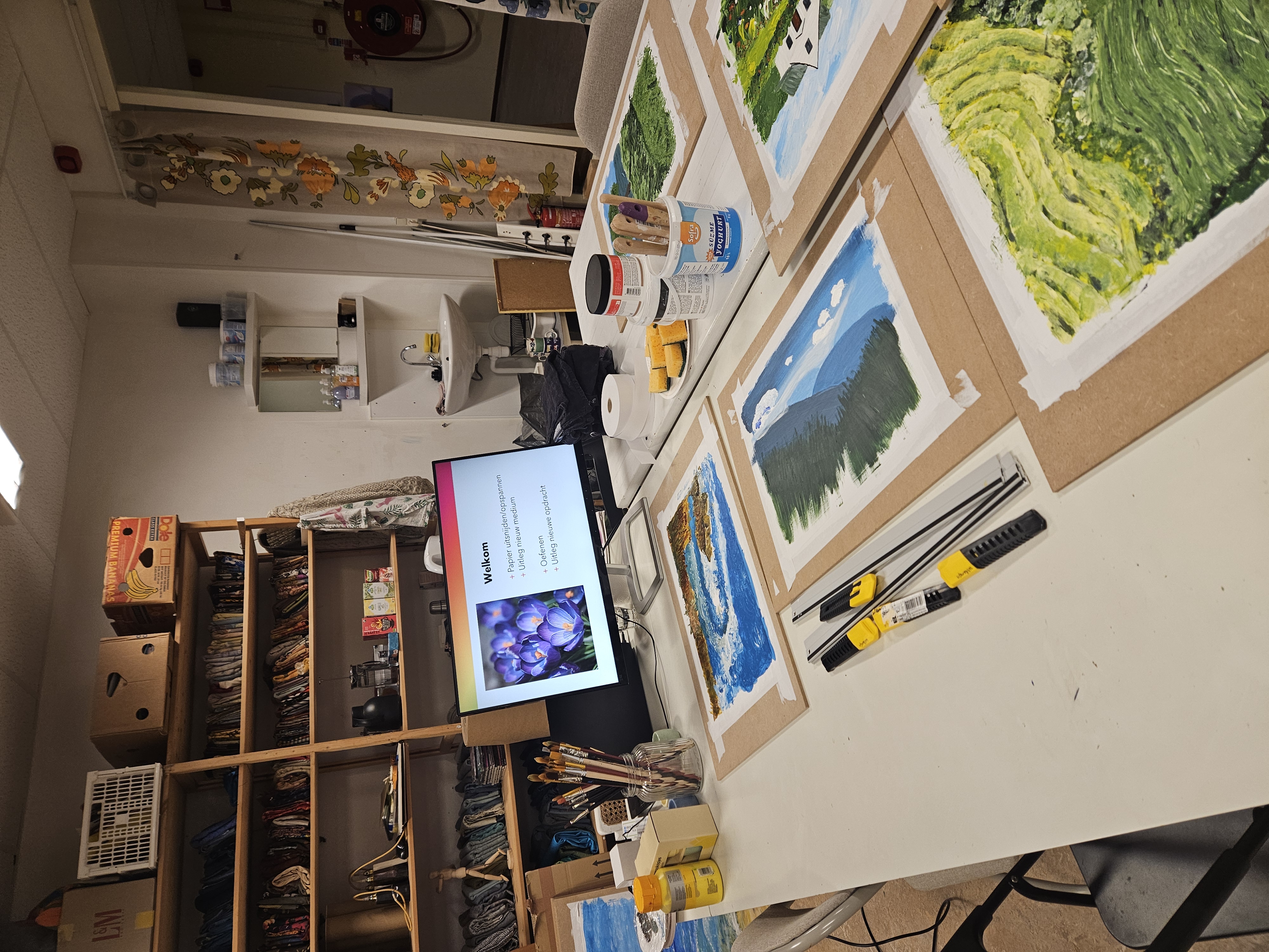 Foto's van het atelier